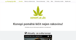 Desktop Screenshot of konopijelek.cz