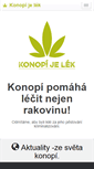 Mobile Screenshot of konopijelek.cz